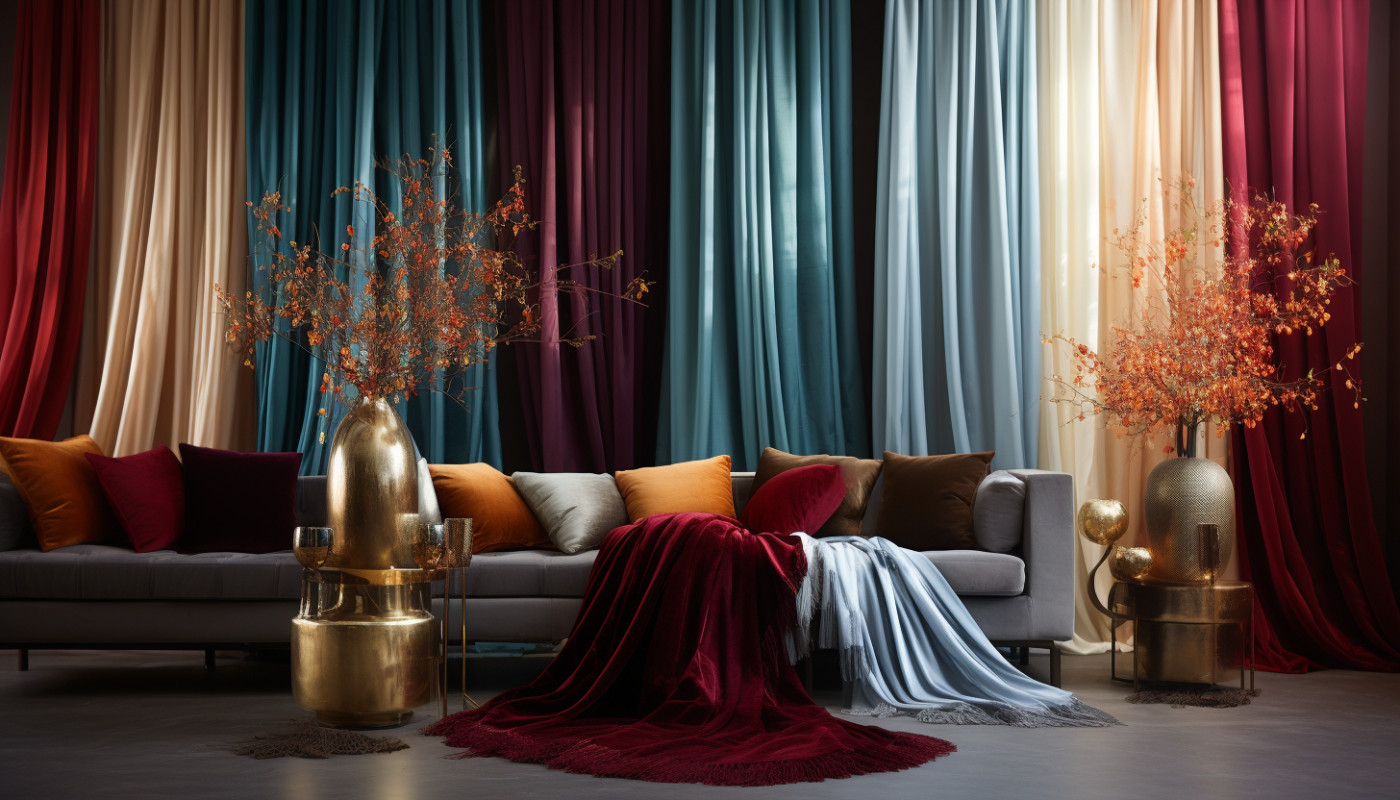 L'impact des choix de tissus pour les rideaux sur l'ambiance d'une pièce